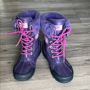 UGG Purple patent waterproof Winter Boots